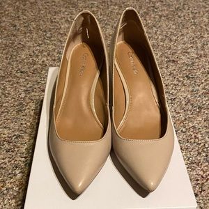 Calvin Klein nude heels 👠
